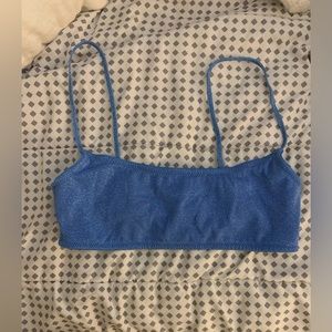 Triangl blue sparkly bikini